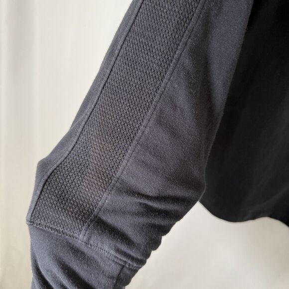 TCU Under Armour Sweater Large Black 1/4 Zip Turtleneck Long Sleeve Breathable - Picture 5 of 13